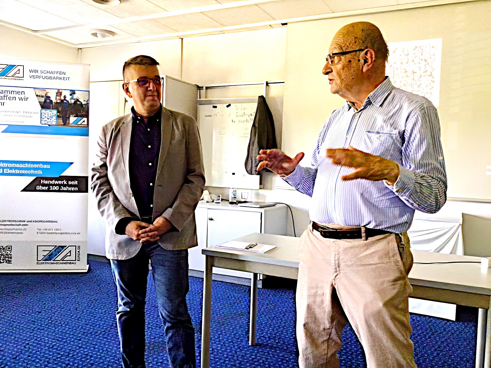 Ralf Biallas und Horst Lüdtke vom NSWW begrüßten die Gäste. Ralf Biallas und Horst Lüdtke vom NSWW begrüßten die Gäste.