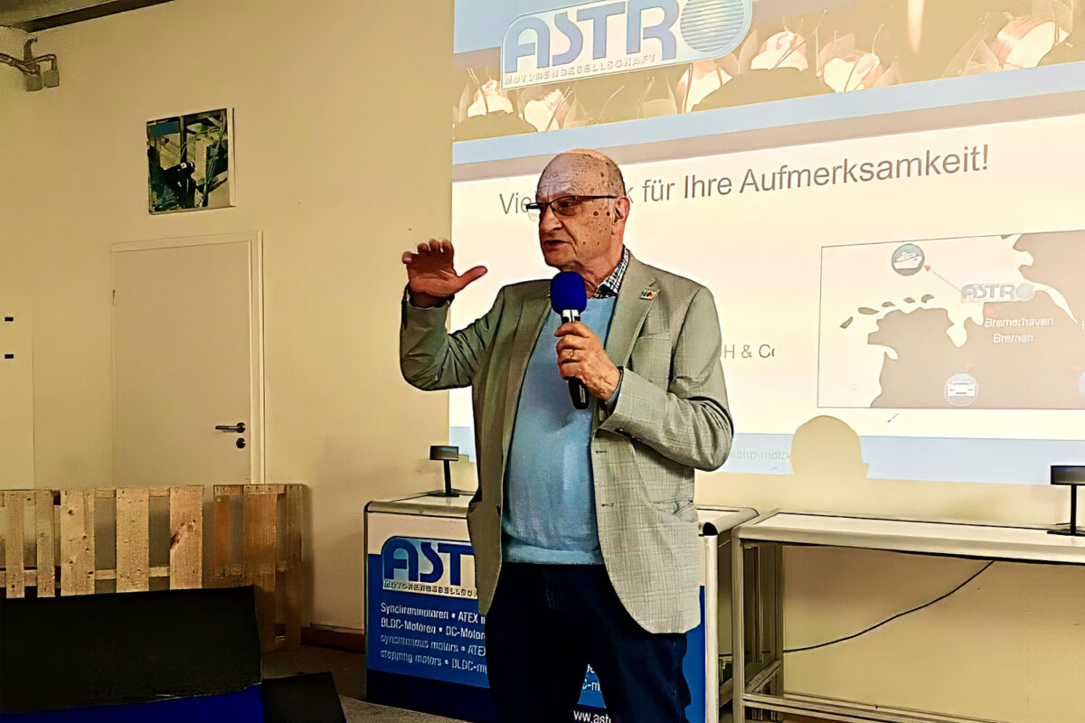 NSWW-Geschäftsführer Horst Lüdtke stellte die Arbeit des Vereins vor.